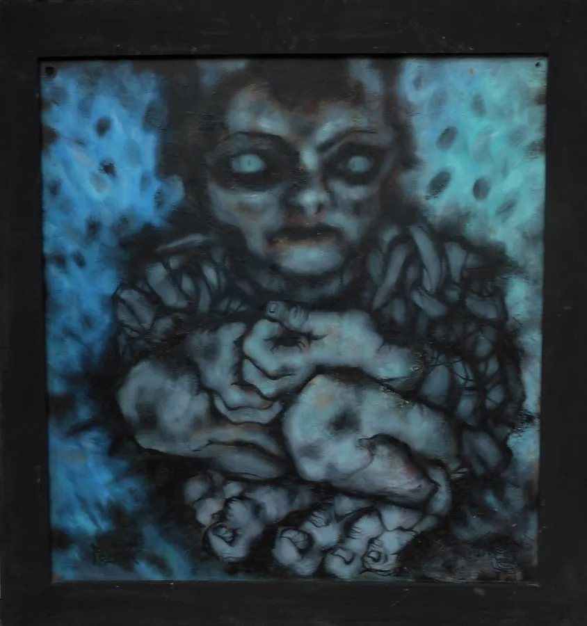 Зображення "Memento mori 38" від Світлана Редкач, розмір: 53.3*50, матеріали: ДВП, олія, медіум: Живопис, місто: Львів, ціна: $250